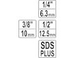 Sada adaptérů SDS+ 1/4