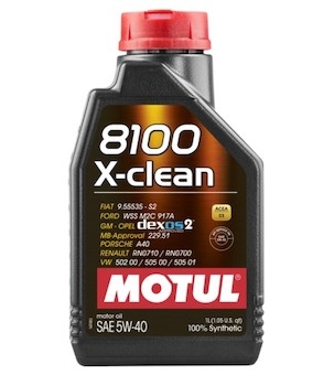 Motorový olej Motul 8100 X-clean 5W-40 1 l