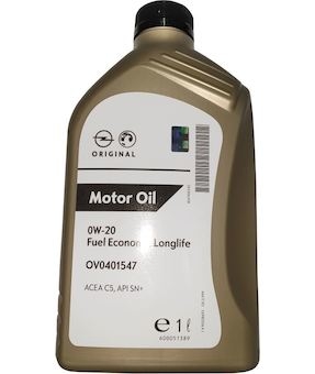 Motorový olej originál Opel GM Fuel Economy LongLife 0W-20 1 l